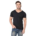 Men39s V Neck Half Sleeve Cotton Blend