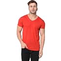 Men39s V Neck Half Sleeve Cotton Blend