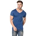 Men39s V Neck Half Sleeve Cotton Blend
