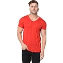 Men39s V Neck Half Sleeve Cotton Blend