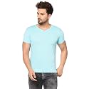 Men39s V Neck Half Sleeve Cotton Blend