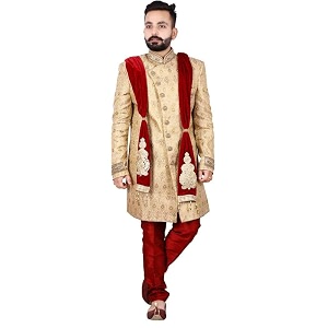 men39s velvet stole for groomdupatta for dulhasherwani stolechunni red for weeding and religious occastion