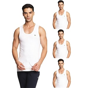 Mens Vest - 100 Cotton White Comfortable