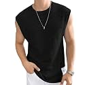 Men39s Waffle Tank Tops Sleeveless Round Neck