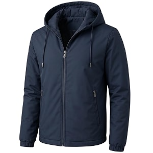 men39s water-resistant full sleeve jacket for light rain  zipper closure inside pocket  ideal for bikers amp outdoor activities