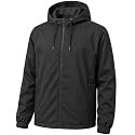 Men's Water-Resistant Full Sleeve Jacket for Light Rain – Zipper Closure, Inside Pocket – Ideal for Bikers & Outdoor Activities