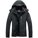 Men's Waterproof Ski Jacket Warm Winter Snow Coat Hooded Raincoat