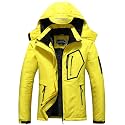 Men's Waterproof Ski Jacket Warm Winter Snow Coat Hooded Raincoat