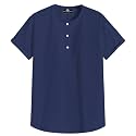 Men39s White Cotton Half Sleeve Kurta with