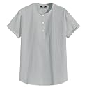 Men39s White Cotton Half Sleeve Kurta with