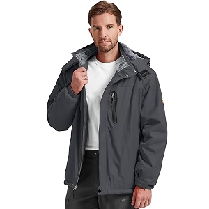 Mens Winter Skiing Jacket Waterproof Warm Snow