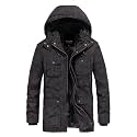 Men39s Winter Thicken Coat Casual Military Parka