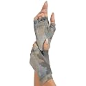 Men's Women's SPF Fingerless Gloves Mittens Sun Protection Unisex Driving Gloves UPF 50+ With Silicone Gel