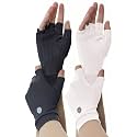 Men's Women's SPF Fingerless Gloves Mittens Sun Protection Unisex Driving Gloves UPF 50+ With Silicone Gel