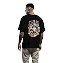 Men39s Zodiac Sign Printed Oversized Cotton T-Shirt