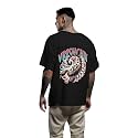 Men39s Zodiac Sign Printed Oversized Cotton T-Shirt