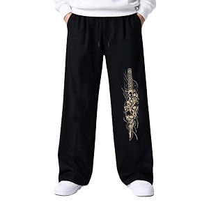 Men Baggy Regular Fit Track Pants