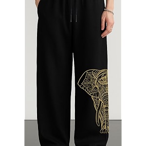 Men Baggy Regular Fit Track Pants