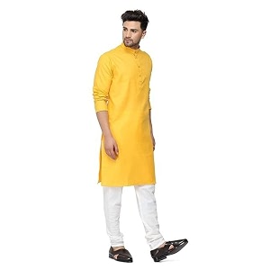 Men Boys Ethnic Cotton KurtaONLY Kurta