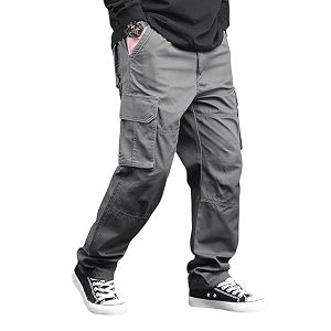 Men Cargo Pants 100 Cotton Relaxed
