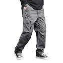 Men Cargo Pants 100 Cotton Relaxed