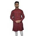 Men Casual Ethnic Kurta Long Sleeve Regular