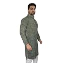 Men Casual Ethnic Kurta Long Sleeve Regular