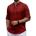 Men Cotton Blend Mandarin Collar Casual Kurta