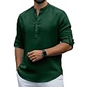 Men Cotton Blend Mandarin Collar Casual Kurta