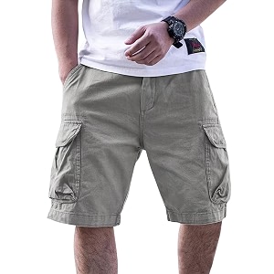 Men Cotton Cargo Shorts Casual Regular Fit