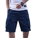Men Cotton Cargo Shorts Casual Regular Fit