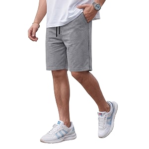 feel track men cotton shorts black