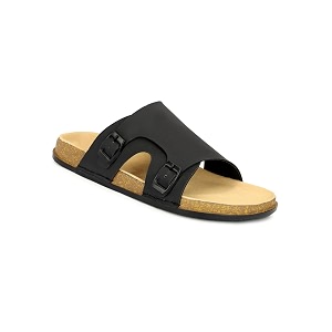 Men Full Cover Double Buckle Slippers