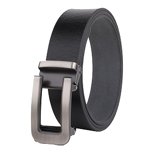 Men Genuine Leather Belt Strong and Timeless