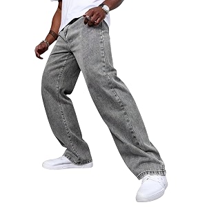 Men Jeans Baggy Fit Jeans for