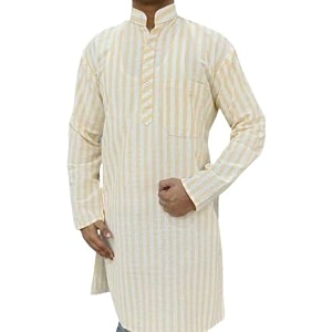 Men Kurta Long Sleeve Regular Fit Classic