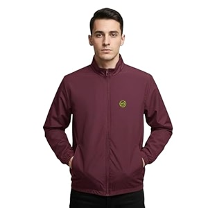 Men Lightweight Zip Up Jacket Full Sleeve