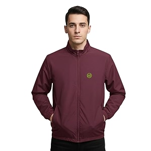 Men Lightweight Zip Up Jacket Full Sleeve