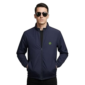 Men Lightweight Zip Up Jacket Full Sleeve