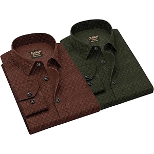 Men Linen Cotton Full Sleeve Shirt for