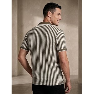 Men Polo Cotton Rich Regular Fit Half