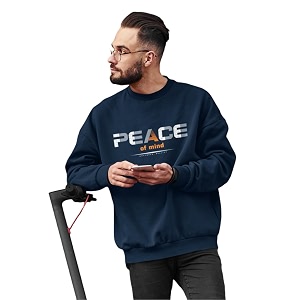 Men Regular Fit Crew-Neck Sweatshirt