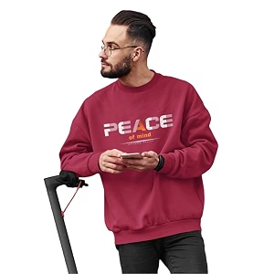 Men Regular Fit Crew-Neck Sweatshirt