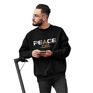 Men Regular Fit Crew-Neck Sweatshirt