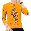 Men Round Neck Cotton Blend Stylish Printed