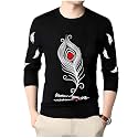 Men Round Neck Cotton Blend Stylish Printed