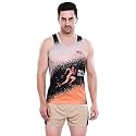 Mens 100 Polyester Sublimation Printed Athletic Running