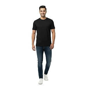 Mens 100 Supima Cotton Crew Neck T-Shirt