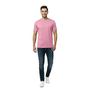 Mens 100 Supima Cotton Crew Neck T-Shirt