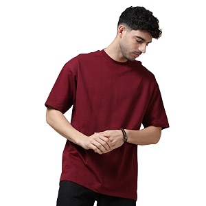 Mens 240 GSM Cotton Oversized Tee -